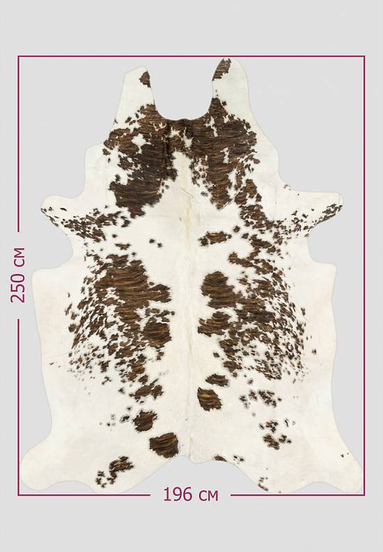 Натуральная шкура коровы Триколор экзотик 1309