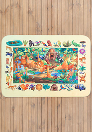 дизайн ковра House of Kids Jungle discovery-C