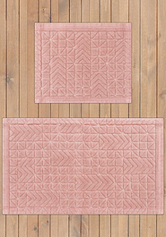 дизайн комплекта ковриков Confetti Bath Cotton Bafa 03 Dusty Rose