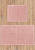 Комплект ковриков для ванной и туалета Bafa 03 Dusty Rose