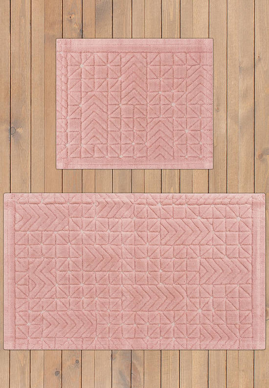 Комплект ковриков для ванной и туалета Bafa 03 Dusty Rose