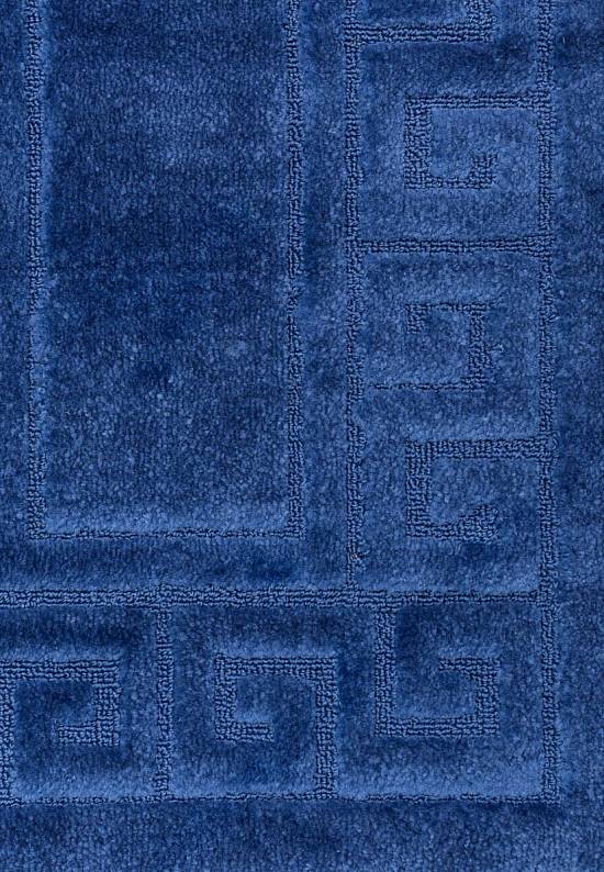 Синий коврик для ванной Ethnic 2582 Dark Blue