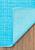 Бирюзовый коврик для ванной из хлопка CTN 06-Turquoise