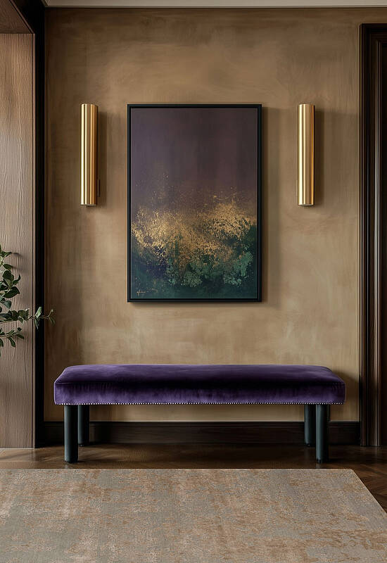 ковер в интерьере Project Error By Kavi 8/8-RWB ESK-431-Ashwood/Honey