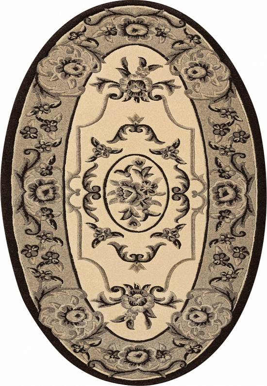 Шерстяной ковер QJ0301TRSA-natural grey/beige