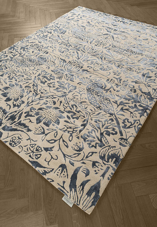 Изящный шерстяной ковер с цветочным узором Strawberry Thief-28105