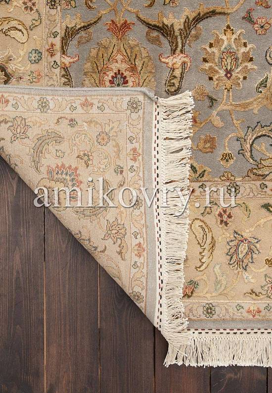 Эксклюзивный ковер ручной работы из Индии 14/14 QNQ-16-Blue/Gold