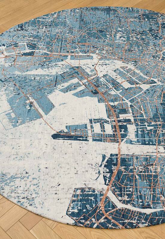 Безворсовый ковер из Бельгии Tokyo LS5225-L263