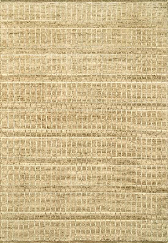 Однотонный ковер ручной работы HWL-186-Clay/Natural White