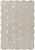 Детский стираемый ковер Mini Biscuit Pearl-White