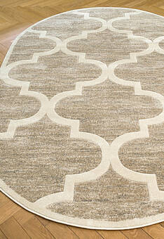 ковер в перспективе Soho 5519-18453 овал