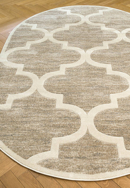 Недорогой синтетический ковер 5519-18453