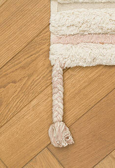 фрагмент ковра ручной работы Nattiot Cotton Dalia Nude