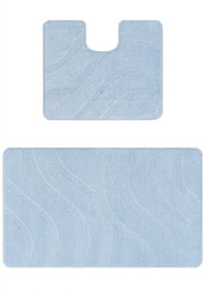 дизайн комплекта ковриков для ванной Confetti Bath Maximus Symphony 2522 Baby Blue BQ