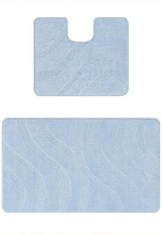 дизайн комплекта ковриков для ванной Confetti Bath Maximus Symphony 2522 Baby Blue BQ