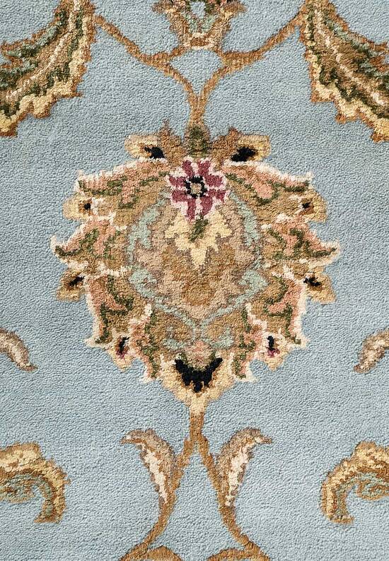Элитный ковер ручной работы 10/10 RS-03-4-Light Blue/Ivory