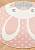 Недорогой современный ковер 2341-Light Pink