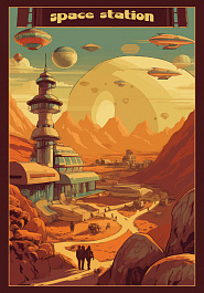 дизайн ковра Rio Space Station