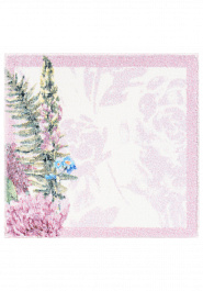 дизайн коврика для ванной Confetti Bath Bella Pick Flower 01 Lilac