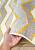 Двусторонний безворсовый ковер из шенилла NK 05 Grey Yellow