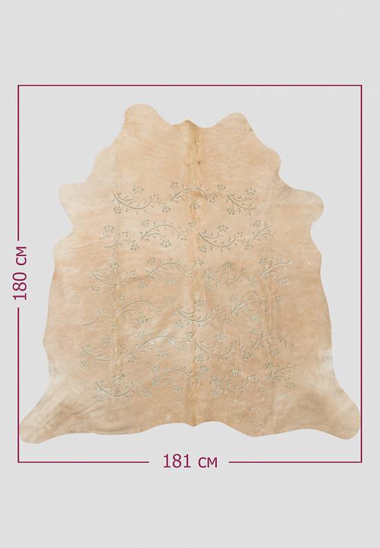Натуральная шкура коровы хай-тек Sasha D16 cream 379