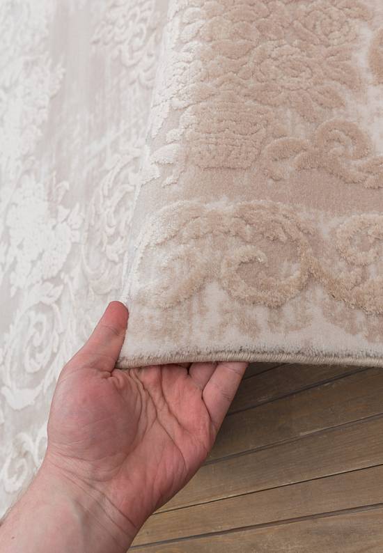 Турецкий однотонный ковер из акрила 5325 Beige