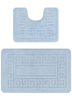 дизайн комплекта ковриков для ванной Confetti Bath Maximus Ethnic 2522 Baby Blue PS