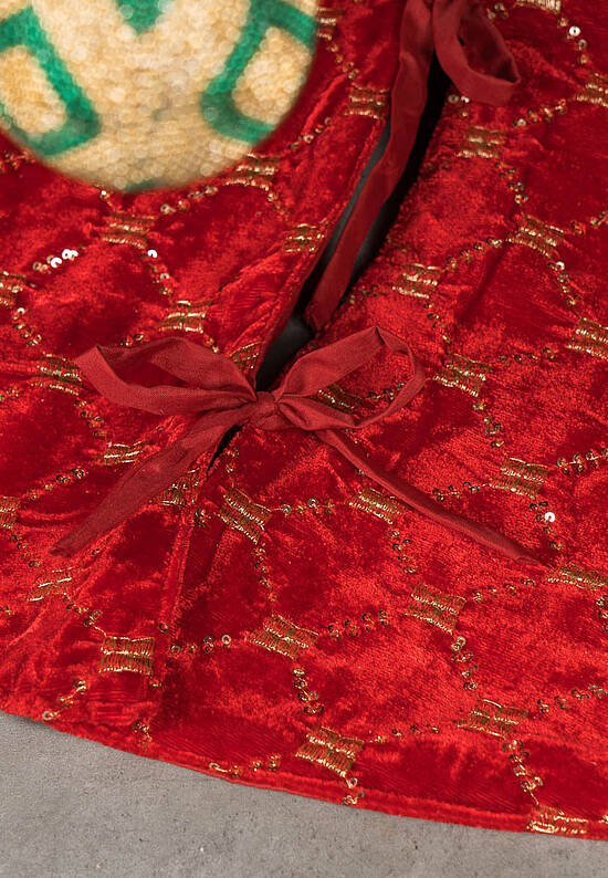 Коврик-юбка под ёлку