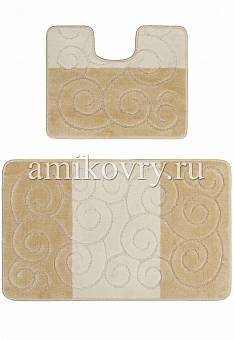Комплект ковриков для ванной Confetti Bath Maximus Sile 2540 Beige PS