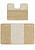 Бежевый комплект ковриков для ванной комнаты и туалета Sile 2540 Beige PS
