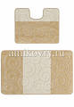 Комплект ковриков для ванной Confetti Bath Maximus Sile 2540 Beige PS
