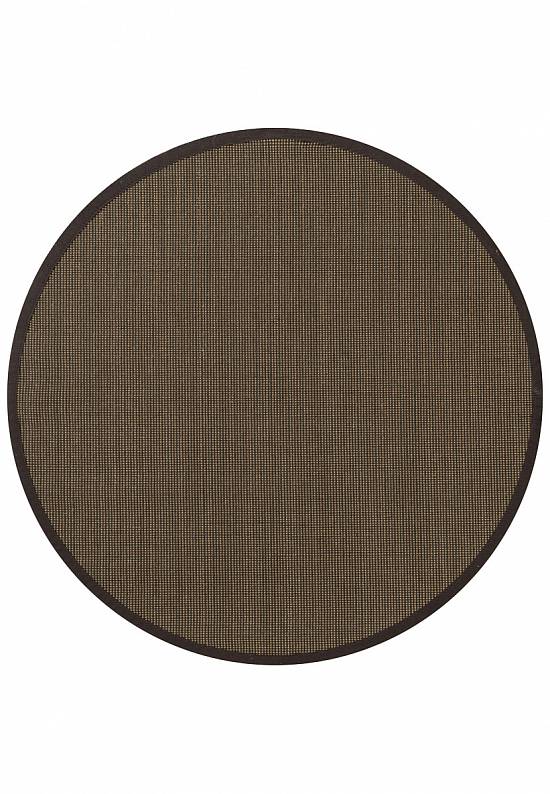 Натуральный ковер-циновка из сизаля Livos-Black-Brown