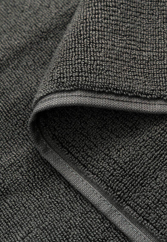 Темно-серый коврик для ванной из хлопка Graphite