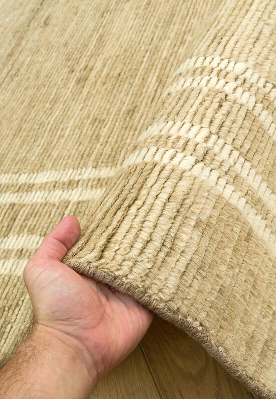 Однотонный ковер ручной работы HWL-172-Clay/Soft Beige