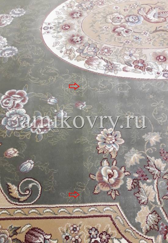 Высокоплотный ковер из вискозы 2M017-Green discount1