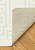 Белый коврик для ванной Ethnic 2581 Pearl White