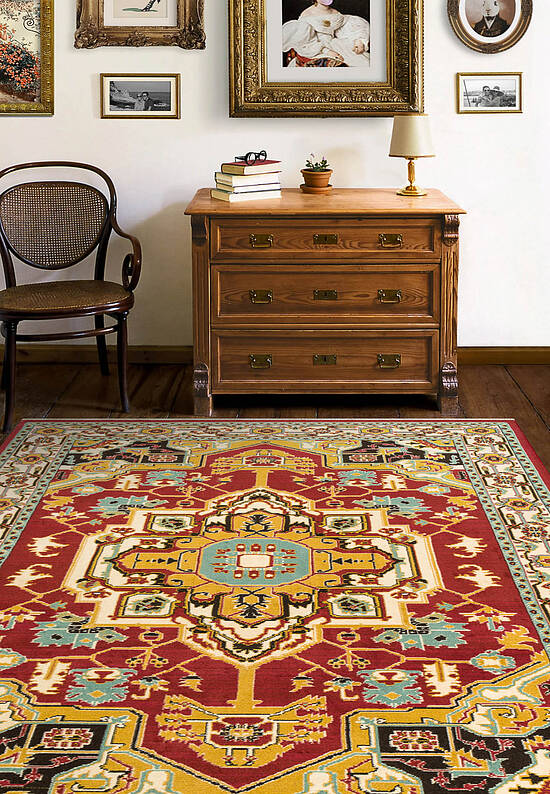 Иранский ковер из шерсти 2301M