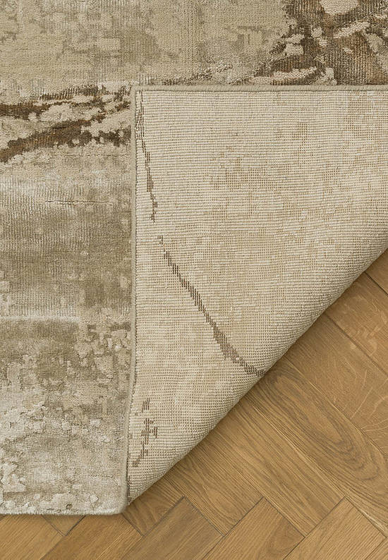 Дизайнерский ковер ручной работы Beige Brown