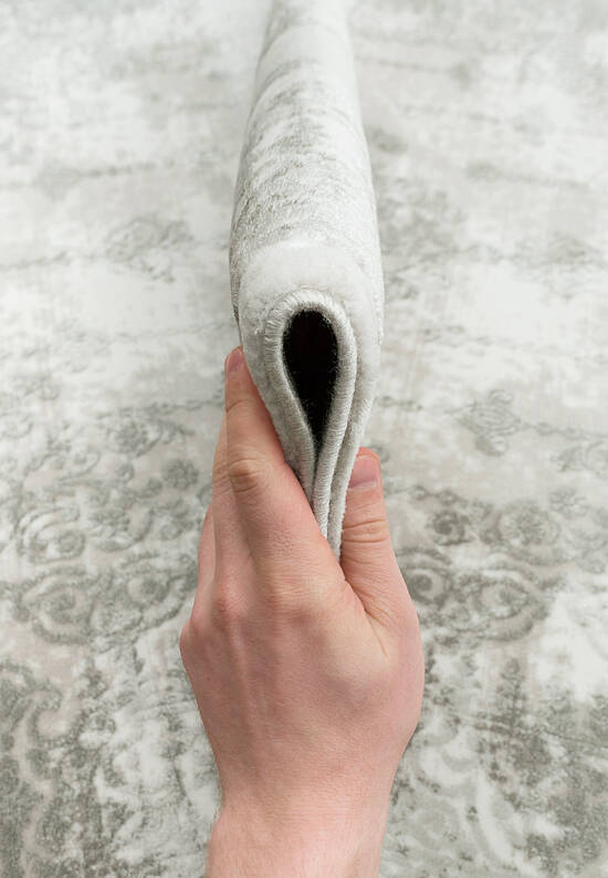 Турецкий однотонный ковер из акрила 5327 Grey