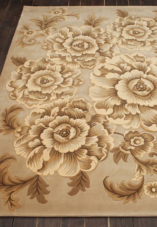 Шерстяной ковер ZY0636MB-beige/grey