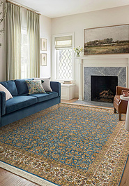 ковер в интерьере Cashmir 474885 Blue