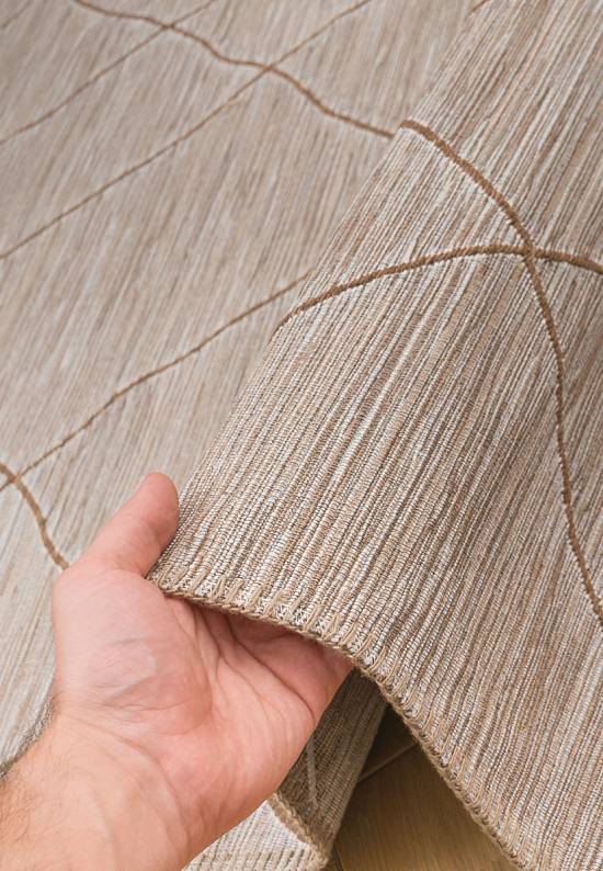 Двусторонний ковер из хлопка ARC 02 Beige