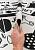 Безворсовый ковер из хлопка ARN 11 White Black