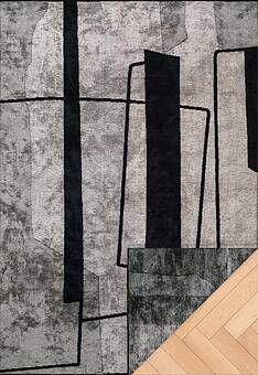 дизайн двустороннего безворсового ковра Couture Duo SC6185