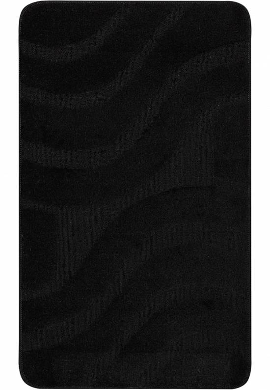 Черный коврик для ванной комнаты Symphony 2513 Black