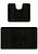 Черный комплект ковриков для ванной Ethnic 2513 Black BQ discount
