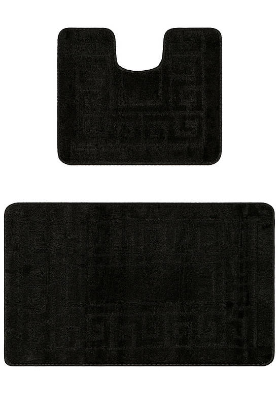 Черный комплект ковриков для ванной Ethnic 2513 Black BQ discount