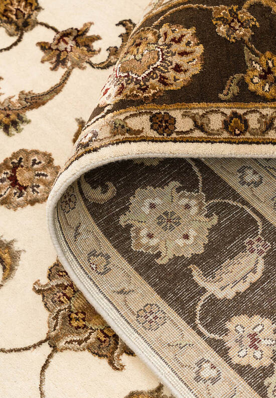 Элитный ковер ручной работы 10/10 AM-101-1-Ivory/Brown