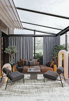 ковер в интерьере Manhattan LM3319-L388 outdoor