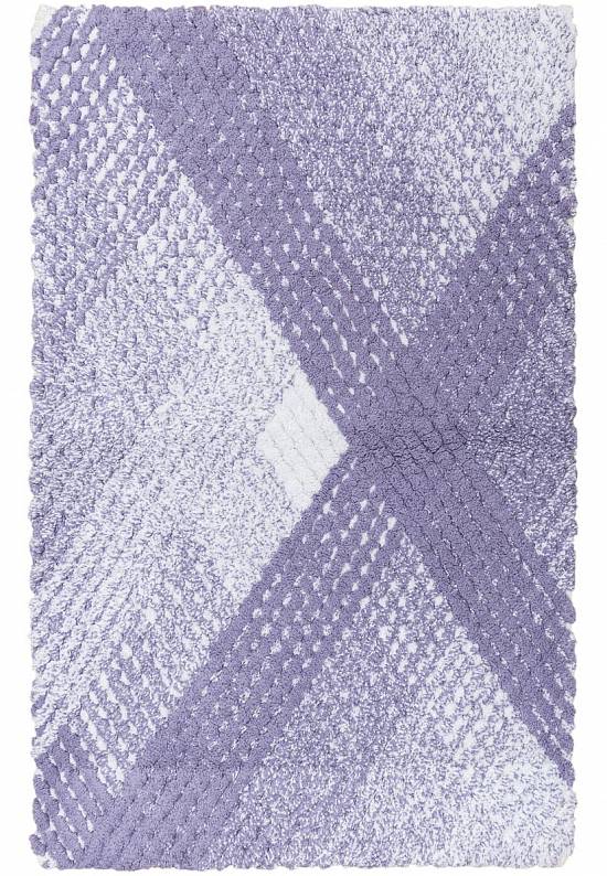 Сиреневый коврик для ванной из хлопка Wall-Purple